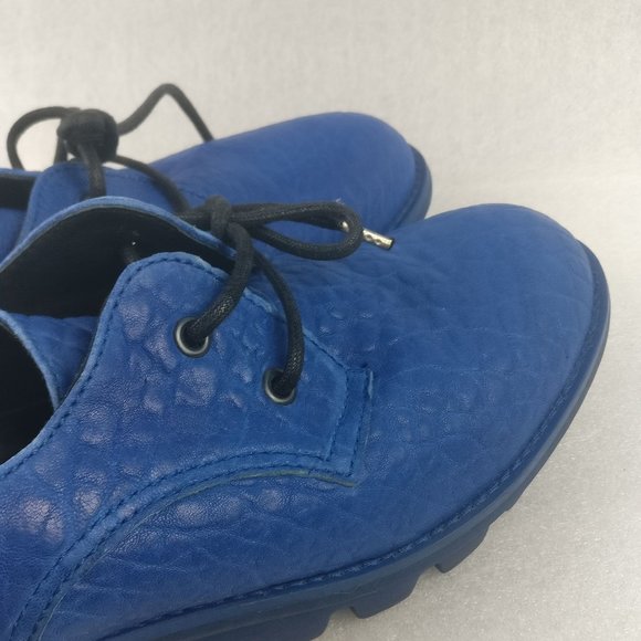 John Fluevog FREE YOUR SOLES 100% LEATHER Platform Lightweight Oxfords  Wmns11us - Picture 10 of 12